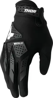 Thor Launchmode XP, gloves , color: Black/Black , size: XS