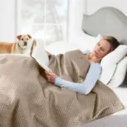 Pendleton, Single User Weighted 15 Lbs Blanket 48" x 72" (Beige / Tan)