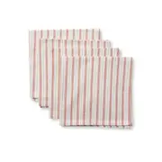 Madras Link Carol Napkins Red Stripe (Set of 4)