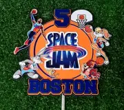 Themed topper - Space Jam Cake Topper