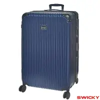 在飛比找ETMall東森購物網優惠-【SWICKY】28吋都市經典系列旅行箱/行李箱(深藍)