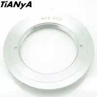 在飛比找博客來優惠-Tianya天涯M42轉EOS鏡頭轉接環(無檔板/無遮蔽環;