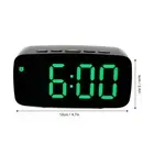 Mirror Clock Large Display Digital Alarm Clock LED Electronic Clock For ~