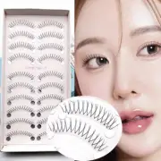 Lady Girl False Eyelashes U-shaped Reusable Natural Wispy Extension Eye Makeup