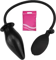 Inflatable Butt Plug Waterproof Anal Pump Expand Anal Plug Silicone Inflatable Anal Toy Sex Plug Transform for Men Women Couple Gay