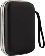 Hard Carrying Case for RG35XX/RG35XX Plus/RGB20S Handheld Game Console, EVA Bag Storage Holder Organizer with Mesh Bag. All in One Travel Storage Case, Black, Retro