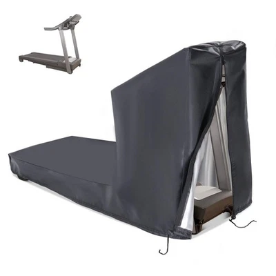Treadmill Cover for Non-Folding Home Treadmill with Zipper and Drawstring