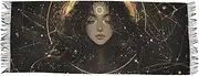 [AIXIWAWA] Mythical Woman Women's Pashminas Scarf, Shawls Wrap Lightwight Tassel for Evening Dress Dinner Party, Multicolor
