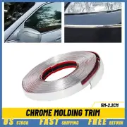 NEW 5M*2.2CM Car Edge Door Window Guard Chrome Molding Trim Protector Strip (for: MG)