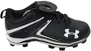 [Under Armour] Women's Glyde II TPU Baseball Softball Cleats Black White 1206186 (10)