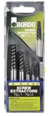 Bordo 9900-SM1 - Screw Extractor Set - 5 Piece