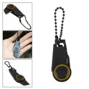 Key Ring Mini Zipper Knife Portable Tool Fordable Stainless Steel Edc Outdoor