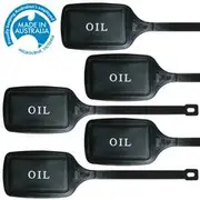 Pro Quip Fuel Id Tag 5Pk Black Oil - 11046