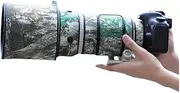 CHASING BIRDS Camouflage Waterproof Lens Coat for Canon EF 300mm F2.8 L is USM Rainproof Lens Protective Cover (Yellow Tree Camouflage, with Extender EF 2.0X II)