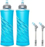 HydraPak UltraFlask Speed (500ml or 600ml) - Collapsible Soft Flask Water Bottle for Hydration Vests and Running Packs with Easy Open Cap