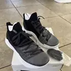 Under Armour Stephen Curry 5 White Black Silver Metallic Mens SZ 10