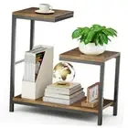 G-Shaped End Table - Small Side Table for Living Room 26 (L) G-shape wood brown
