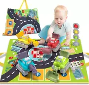 Baby Toys for 1 Year Old, Toy Truck for Toddlers, Pull Back Cars, Press and Go C