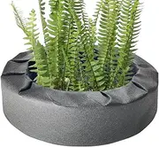 Floating Pond Planter Fabric Floating Water Garden Pond Planter Baske Island, Water Features Decorations, Fine Mesh Island Plant Protector for Features and Gardens