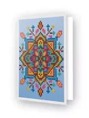 Diamond Dotz Diamond Art Greeting Card Kit 5"X7"-Blue Star