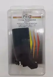 Trailer Adapter 7-Way RV Blade Male Plug 4-Way Flat Female 6597PT