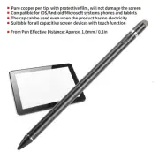 Stylus Pen Black For IOS/Andr-oid Universal 2-In-1 Active Capacitive Touch P ECA