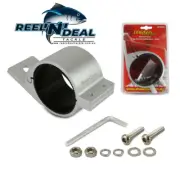 DNA WRAP AROUND BULLBAR BRACKET MOUNT 66MM - 71MM SILVER CB UHF ANTENNA CAB208S