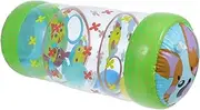 Rolling Baby Toy: Plaything with Observation Window and Bell Sounds - Crawling Helper for Toddlers - Indoor & Outdoor Inflatable for Early Learning