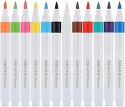 Dog Nail Polish Pens | 12 Color Dog Grooming Set | Waterproof Fade Resistant Brush Tip | Safe Pet Nail Art Pens, Polish Kit For Puppies Kittens Small Animals, Easy Use For Styling