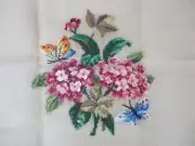 VTG DRITZ Luxury Needlepoint Preworked Canvas 23" x 23" Pillow, Chair, footstool