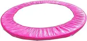 Trampoline Cloth Cover Mini Fitness Trampoline Skirt for Children Jumping Bed Rosy 137CM Diameter Summer Outdoor Sports Accessories