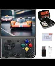 Miyoo Mini Plus Retro Handheld Game Console 64GB Linux System w/64G Memory Card