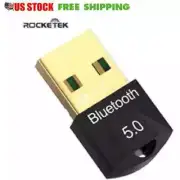 Rocketek USB Bluetooth 5.0 Dongle Adapter for PC Computer Speaker Wireless Mouse