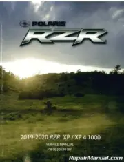 2019 - 2022 Polaris RZR XP XP 4 1000 Side by Side Service Manual : 9940254