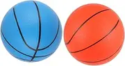 2Pcs Mini Basketball for Brightly Colored Basketballs for Indoor Outdoor Games Fun Basketball Pool Play for Teenagers