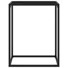Console Table Black 60x35x75 cm Tempered Glass Side End Hall Table vidaXL