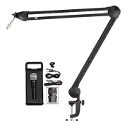 Warm Audio 512-BBA 31" Adjustable Microphone Boom Arm Mic Stand+Dynamic Mic