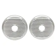 Jensen Audio Boat Speaker Grille Cover | 6.5 Inch Gray Plastic (Pair)
