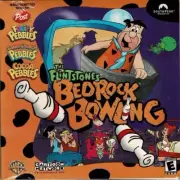 Flintstone Bedrock Bowling Pc New Works Win10 8 7 XP Prehistoric Fun For All