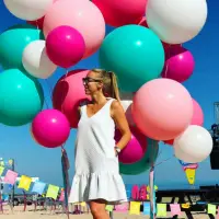 在飛比找momo購物網優惠-36吋超大加厚乳膠氣球1顆-多色(性別揭示 生日氣球 派對佈
