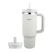 HydroQuench Insulated Tumbler With Two Lids (Grey Mist) - 1L