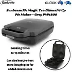 Sunbeam Pie Magic Traditional Pie Maker 4-Up Grey PM4800