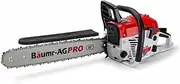 Baumr-AG 62cc Petrol Chainsaw Commercial E-Start 20 Inch Bar Chain Saw Tree Pruning, Pro-Series SX62