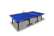 Proflex Table Tennis Table, with 4 Player Ping Pong Paddle and Pingpong Ball Pack