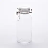 在飛比找momo購物網優惠-【日本星硝】扣式密封便利玻璃瓶 500ml