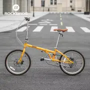 ROCKBROS 20in Folding Bike Shimano Gears 8 Speed 11-32T Cassette Disc Brake