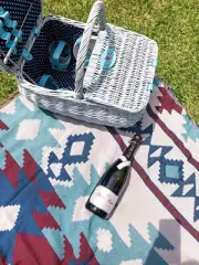 Boho Aztec Beach Mat Fun Camping Outdoor Large Picnic Rug Mattress Pad
