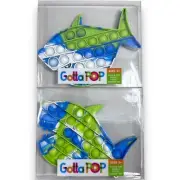 Gotta Pop - Push And Pop Bubble Fidget Sensory Toys Blue White Green Fish