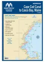 Cape Cod Canal to Casco Bay, Maine, 1st Ed. Waterproof Chartbook (MT)