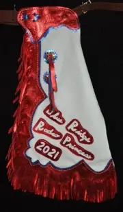 Custom Leather Patriotic Kid's Chaps/Rodeo Royalty Chaps/Made in USA